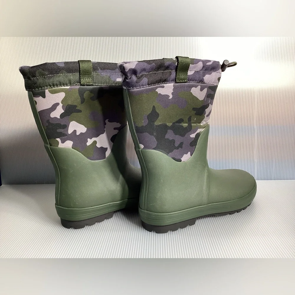 Cat & Jack Purple Camo Boots Size 6